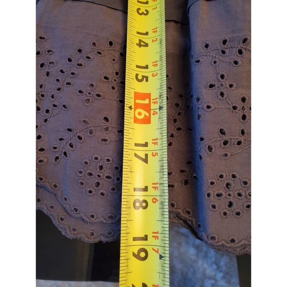 14th & Union Women's Gray 100% Cotton Comfort Waist A-Line Skirts Size Small - Picture 9 of 10